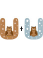 Wooden Nursery Letters Set U