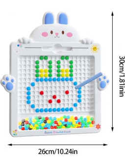 WOOPIE Tablica Magnetyczna Montessori MagPad Królik 2szt.