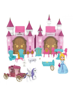 WOOPIE Interaktywny Magiczny Pałac Zestaw Księżniczka + Kareta i Akcesoria