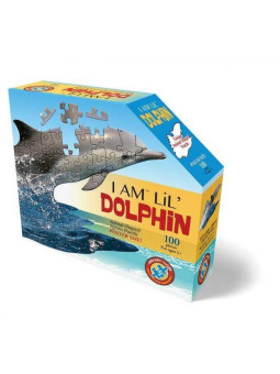 MADD CAPP,  Puzzle konturowe I AM LIL' - Delfin 100 elem.