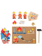 Zabawka Przybijanka dla dzieci - strażak small foot design - zabawka edukacyjna dla 3 latka Zabawka Przybijanka dla dzieci - strażak small foot design - zabawka edukacyjna dla 3 latka