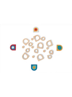 BS Toys, Drewniana gra pamięciowa - Dopasuj wzór