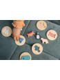 BS Toys, Drewniane puzzle konturowe - Dopasuj kształt BS Toys, Drewniane puzzle konturowe - Dopasuj kształt