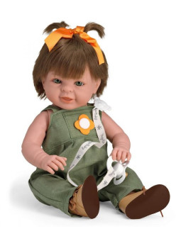 Lalka Paula pachnąca wanilią Lamagik Magic Baby 46518 - Dziewczynka, 47 cm, Brzuszek: Winylowy, Kolor oczu: Zielony, Kolor wł