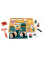 Drewniane Sushi - puzzle 3D