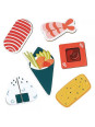 Drewniane Sushi - puzzle 3D