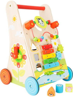 Chodzik  drewniany dla dzieci zwierzaki small foot design - drewniany chodzik dla rocznego dziecka