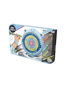 WOOPIE Magnetyczna Gra w Rzutki Dart Tarcza Wesoły Rekinek