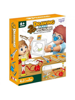 WOOPIE Gra "Narysuj i Zgadnij Obrazek" Malowanie Nosem