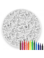 Piłka Balonowa do kolorowania XXL Akson seria miasta: KATOWICE Piłka Balonowa do kolorowania XXL Akson seria miasta: KATOWICE