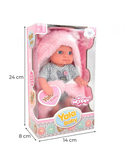 WOOPIE ROYAL Pierwsza Lalka Bobas z Kocykiem Króliczkiem 23 cm