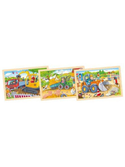 Puzzle Powerdisplay,,24 pieces - set of 9