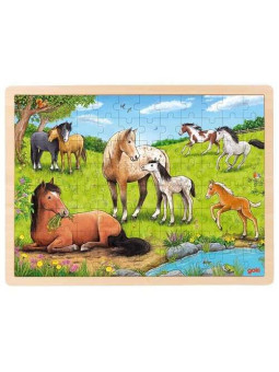 Puzzle, Summer on the horse meadow