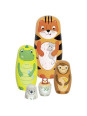 Matryoshka dolls, tiger Tavi and his friends
