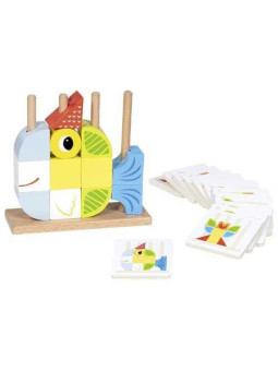 Vario peg game with 12 template cards