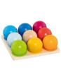 Stacking and sorting game ball pyramid Stacking and sorting game ball pyramid