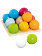Stacking and sorting game ball pyramid Stacking and sorting game ball pyramid