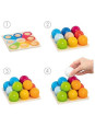 Stacking and sorting game ball pyramid Stacking and sorting game ball pyramid