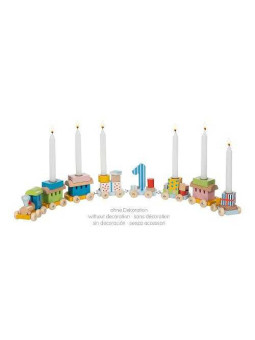 Birthday train, loco and 7 trailers