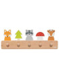 Coat rack, forest friends
