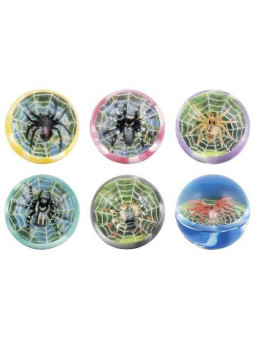 Bouncing ball - 3D spider - set of 12