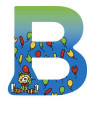 Letter B - set of 6 Letter B - set of 6
