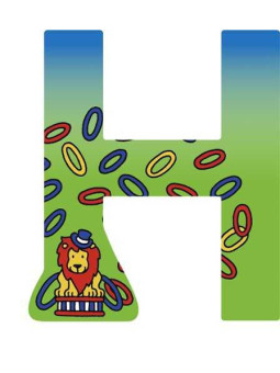 Letter H - set of 6