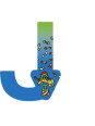Letter J - set of 6