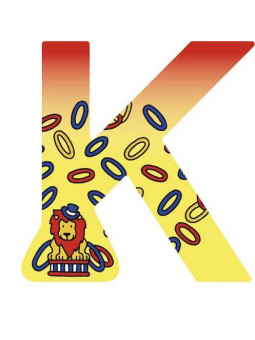 Letter K - set of 6