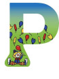 Letter P - set of 6 Letter P - set of 6