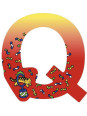 Letter Q - set of 6 Letter Q - set of 6