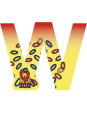 Letter W - set of 6