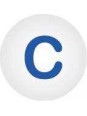Click bead C - set of 10