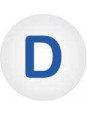 Click bead D - set of 10