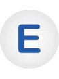 Click bead E - set of 10