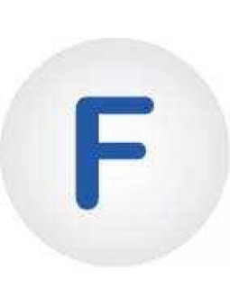 Click bead F - set of 10