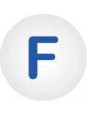 Click bead F - set of 10