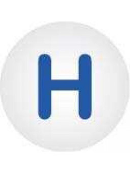 Click bead H - set of 10