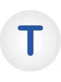 Click bead T - set of 10