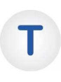 Click bead T - set of 10