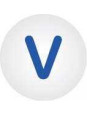 Click bead V - set of 10