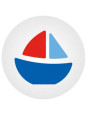 Click bead boat - set of 10