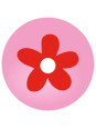 Click bead flower - set of 10