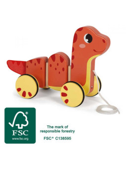 Pull-Along Toy "Dino"