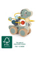 Push-Along Toy with Bead Maze "Dino" Push-Along Toy with Bead Maze "Dino"
