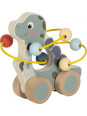 Push-Along Toy with Bead Maze "Dino" Push-Along Toy with Bead Maze "Dino"