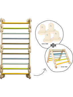 2-in-1 Climbing Triangle Wall Bars "Adventure"