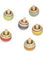 Wooden Gyro Top Set