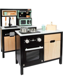 Industrial Play Kitchen with Kitchen Island