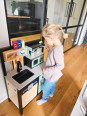 Industrial Play Kitchen with Kitchen Island Industrial Play Kitchen with Kitchen Island